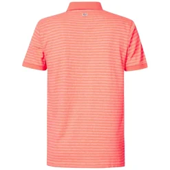 Petrol Industries  Polo heren fiery coral< Shirts, Polo's & Blouses