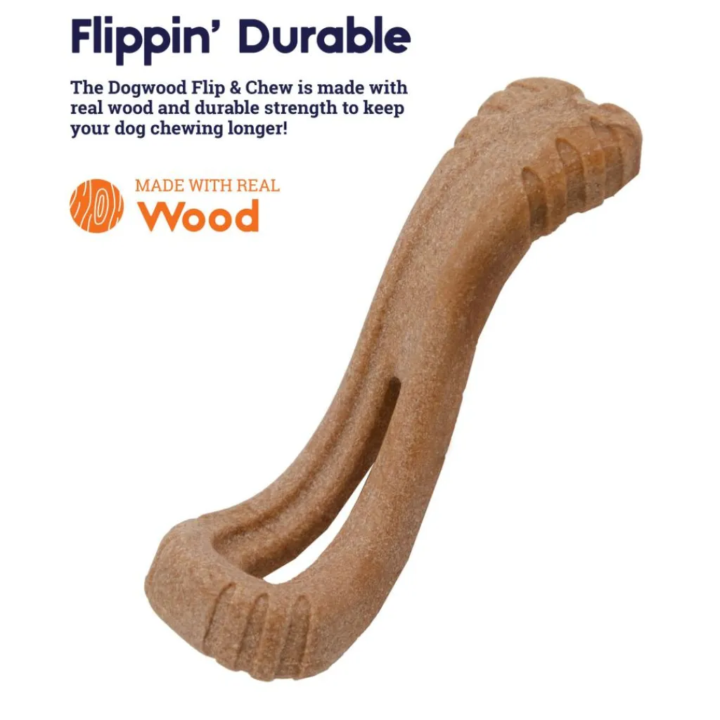 Hondenartikelen-Petstages Dogwood Flip & Chew hondenspeelgoed M