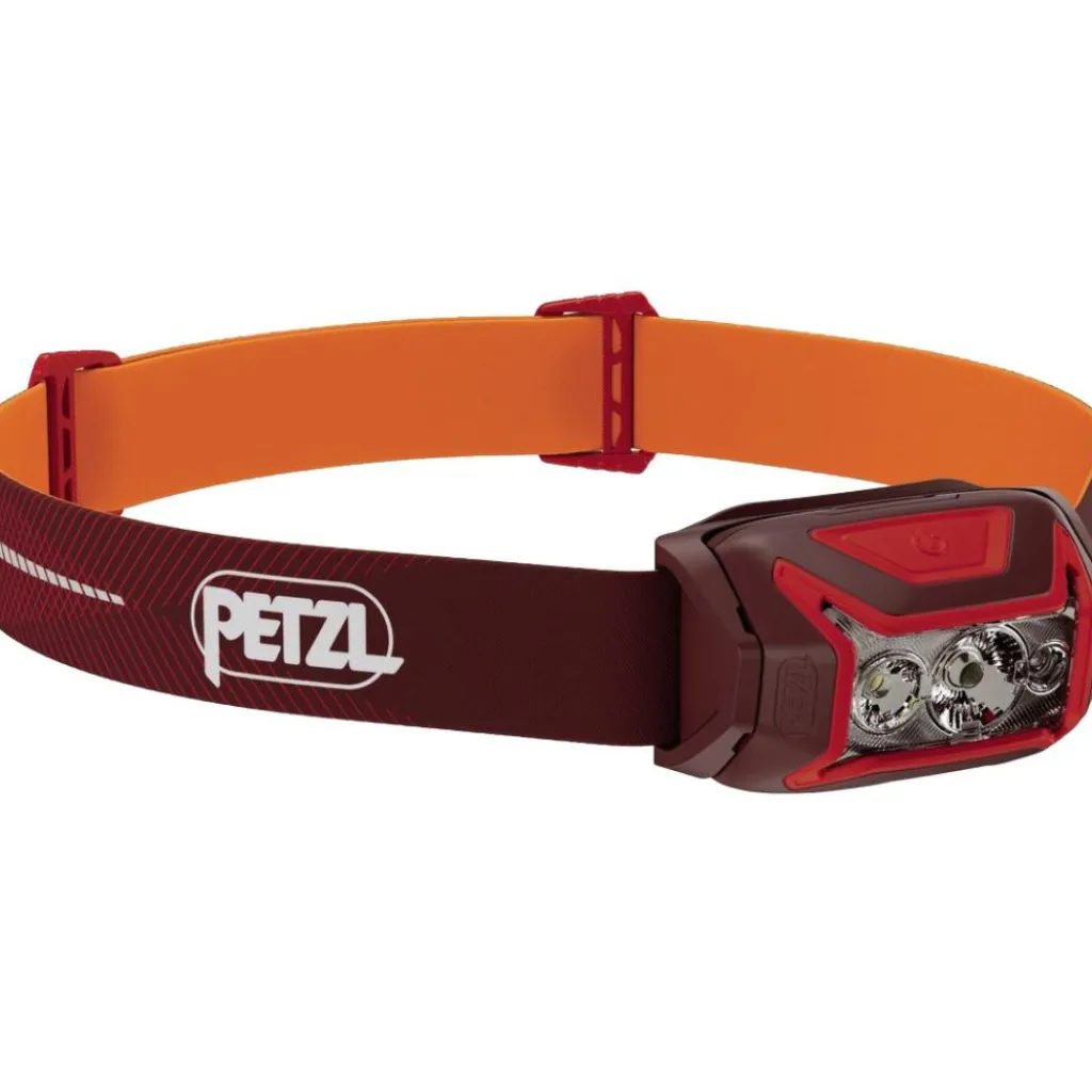 Verlichting|Hoofdlampen-Petzl ACTIK CORE hoofdlamp red
