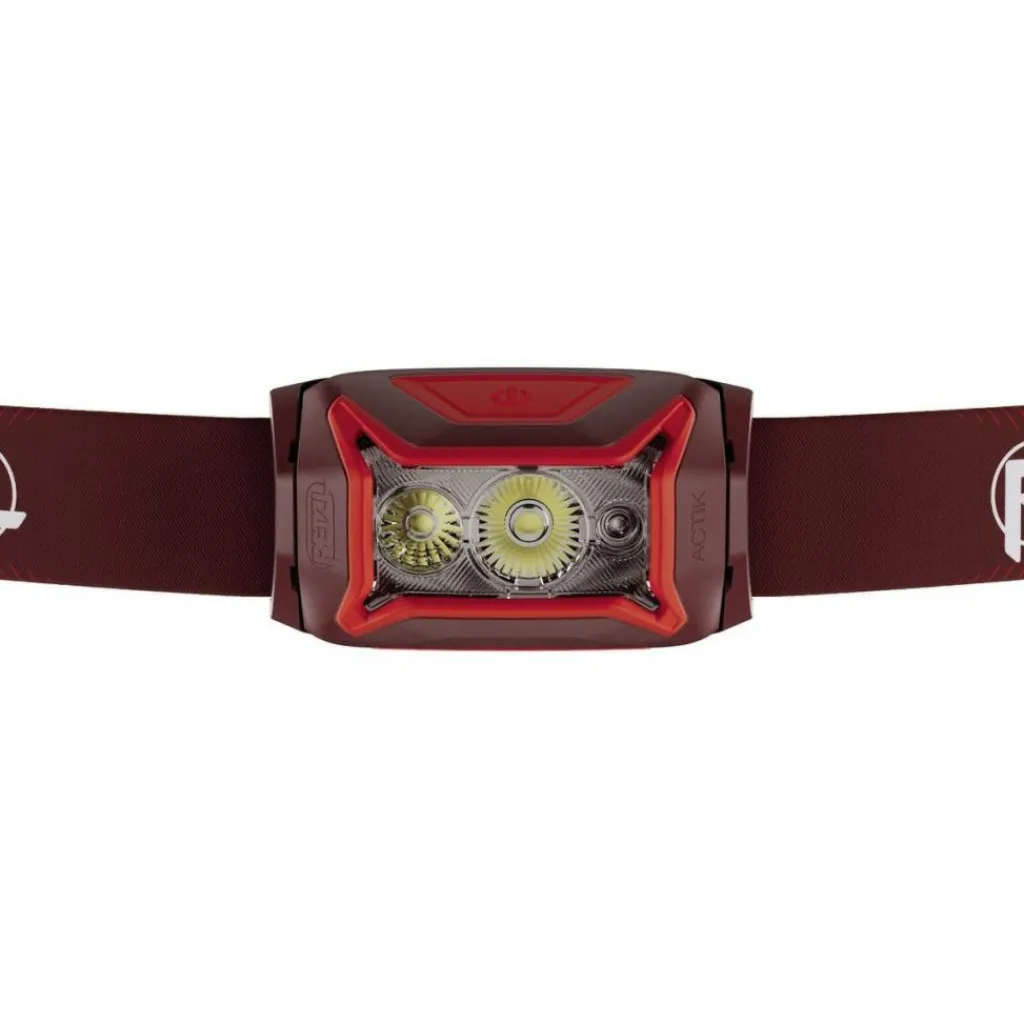 Verlichting|Hoofdlampen-Petzl ACTIK CORE hoofdlamp red