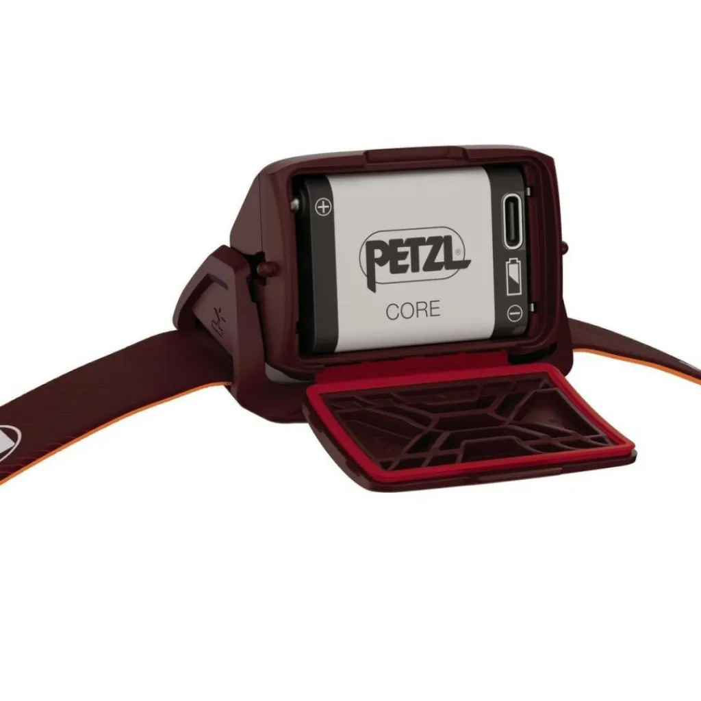 Verlichting|Hoofdlampen-Petzl ACTIK CORE hoofdlamp red