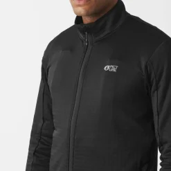 Picture Bake Grid vest heren black< Ski Vesten|Wintersport