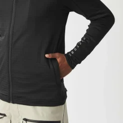 Picture Bake Grid vest heren black< Ski Vesten|Wintersport