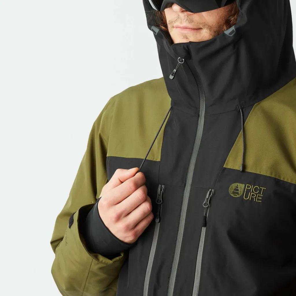 Ski Jassen|Wintersport-Picture OBJECT winterjas heren tobacco black