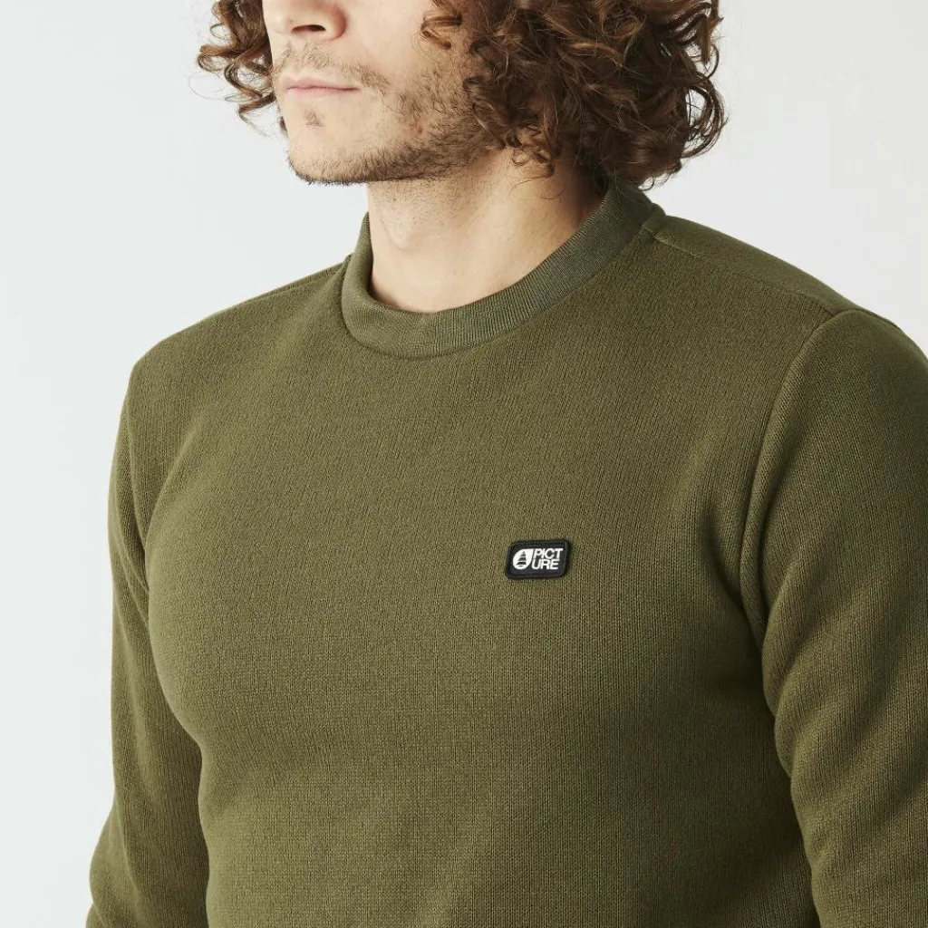 Ski Truien|Wintersport-Picture Tofu sweater heren tobacco