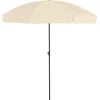 Parasols-Platinum Aruba parasol 200 volant ecru