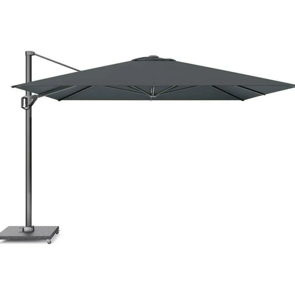 Platinum Challenger T1 Premium parasol 350 x 350 faded black< Parasols