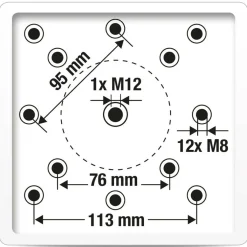 Platinum ingraaf parasolvoet< Parasolvoeten