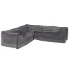 Platinum Loungesethoes hoekset 220 x 220 x 90 x H70 antraciet< Tuinmeubelhoezen