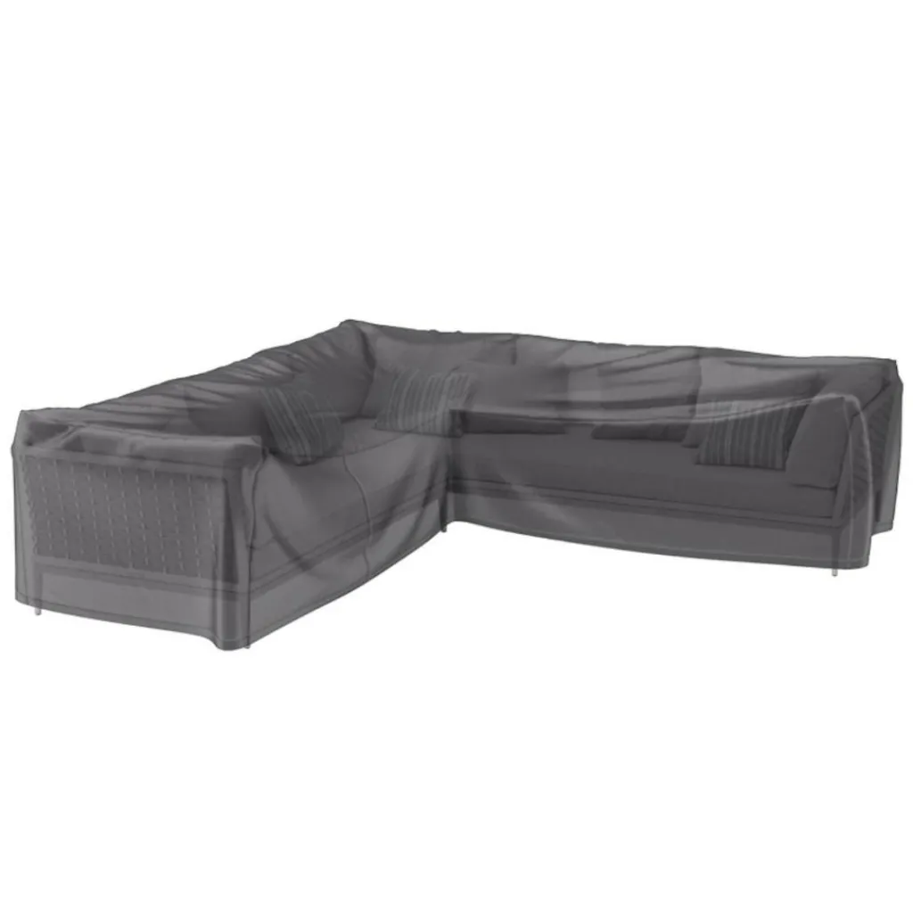 Platinum Loungesethoes hoekset 220 x 220 x 90 x H70 antraciet< Tuinmeubelhoezen