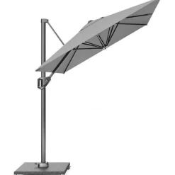Parasols-Platinum Voyager T1 parasol 300 x 200 light grey