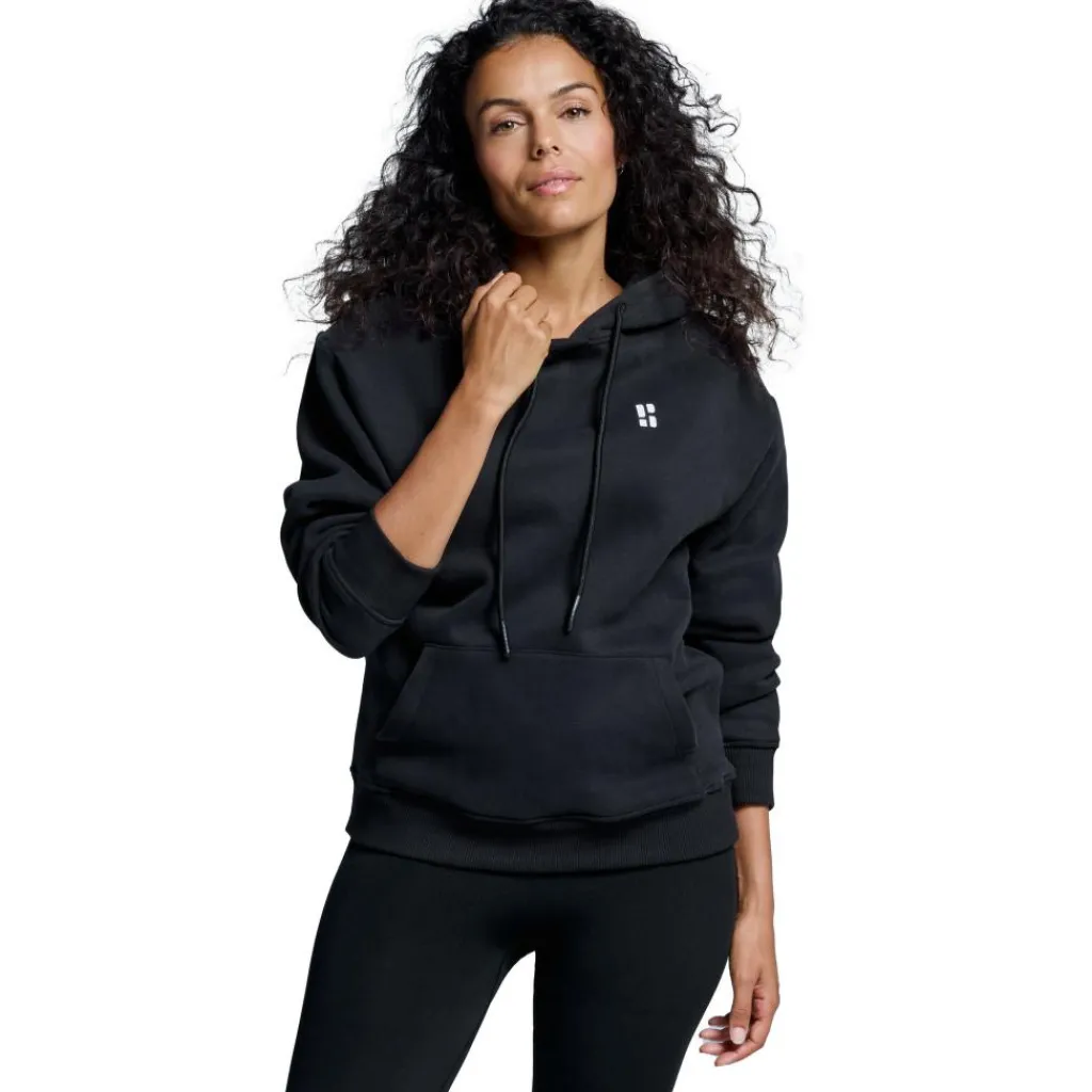 Ski Truien|Wintersport-Poederbaas CL hoodie dames black
