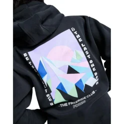 Ski Truien|Wintersport-Poederbaas CL hoodie dames black