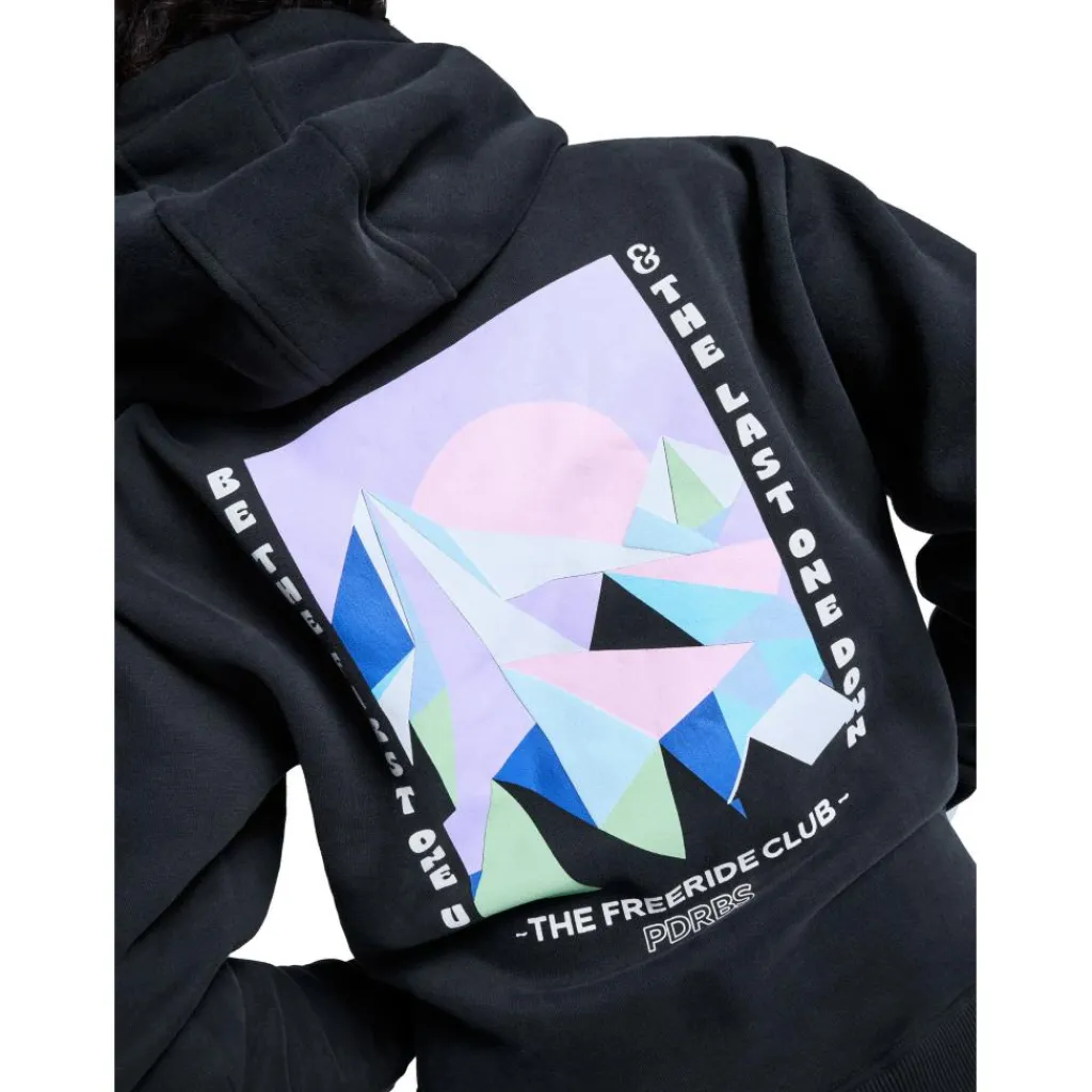 Ski Truien|Wintersport-Poederbaas CL hoodie dames black