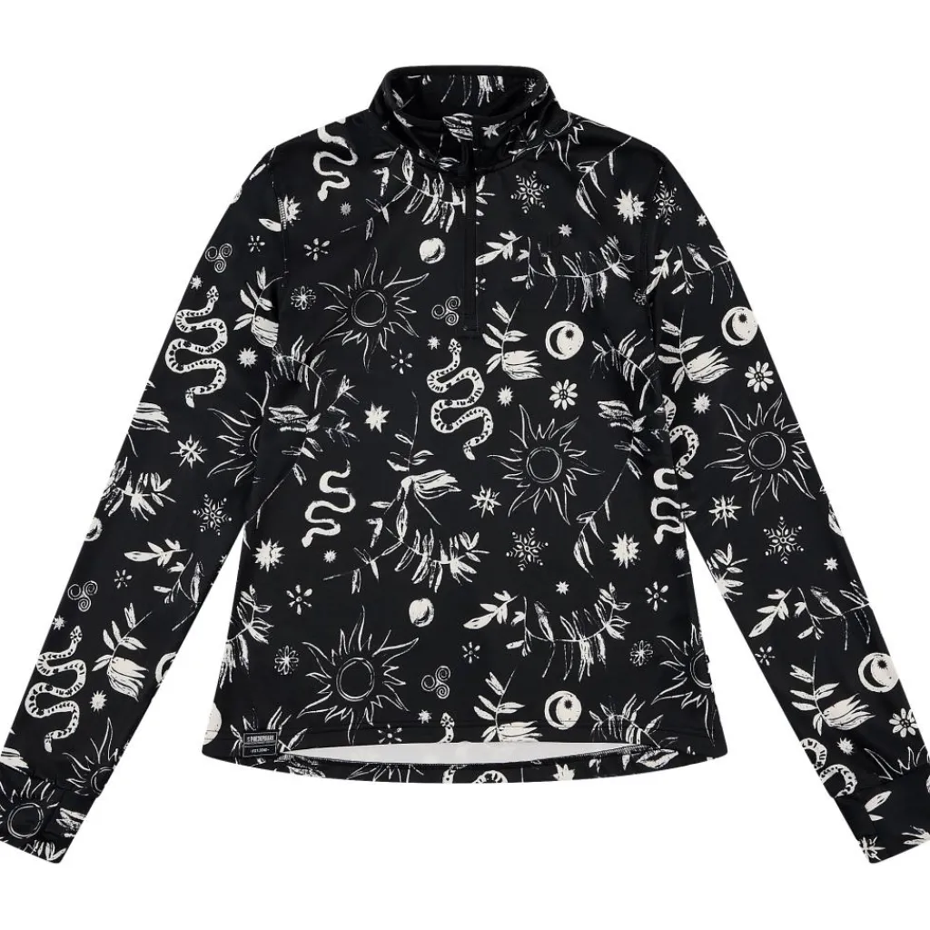 Poederbaas CL skipully dames black multi< Skipullies|Wintersport