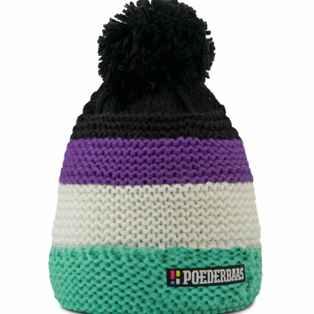 Mutsen|Wintersport-Poederbaas Classic Colorful 2.0 muts green multi