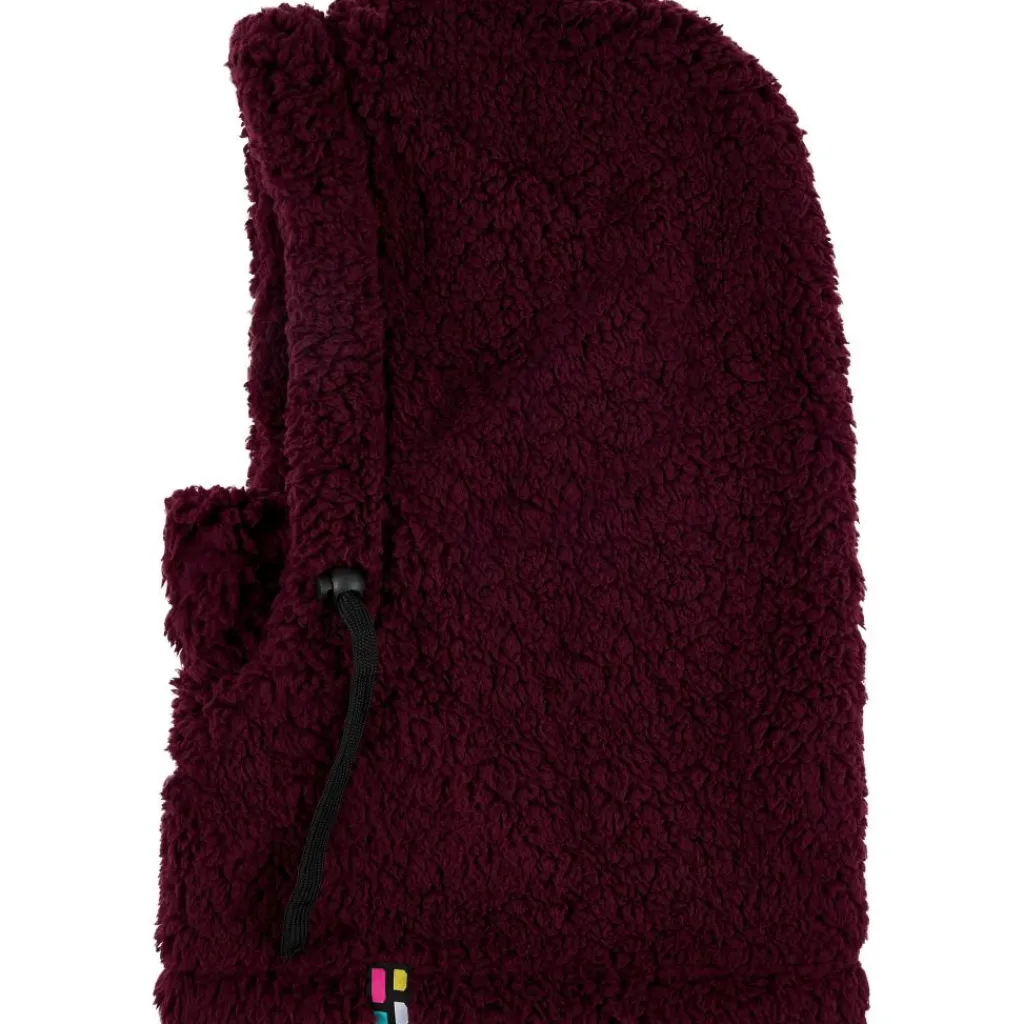 Mutsen|Wintersport-Poederbaas Fluffy balaclava bordeaux