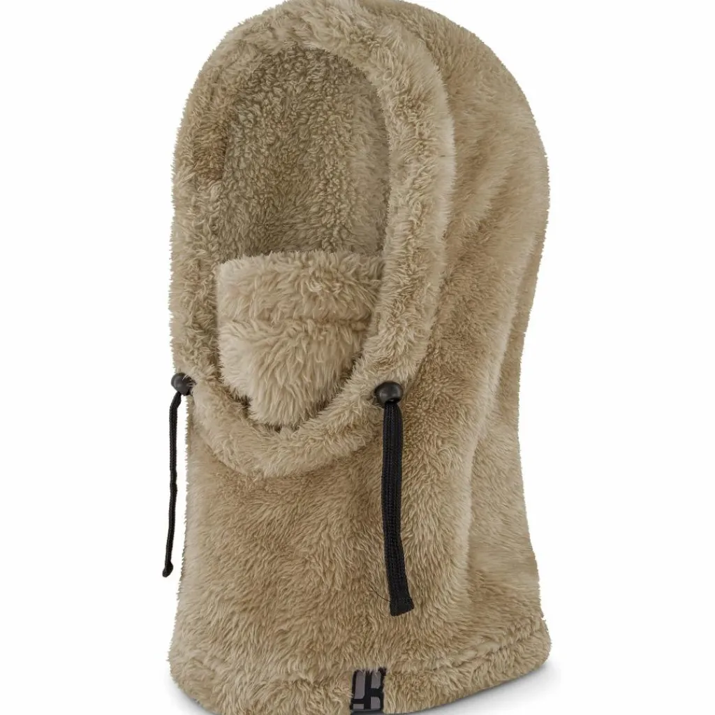 Mutsen|Wintersport-Poederbaas Fluffy balaclava sand