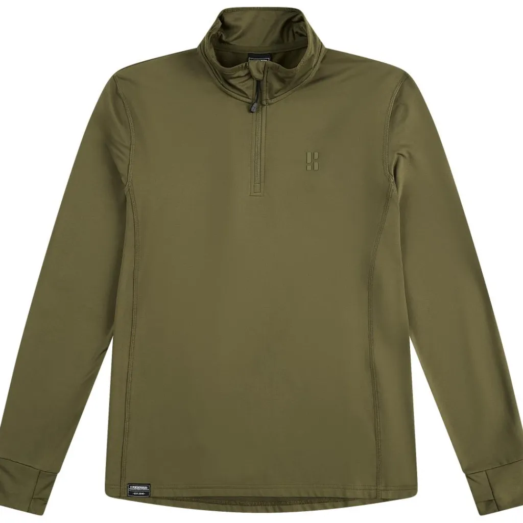 Poederbaas Four Seasons 2.0 skipully heren olive green< Skipullies|Wintersport
