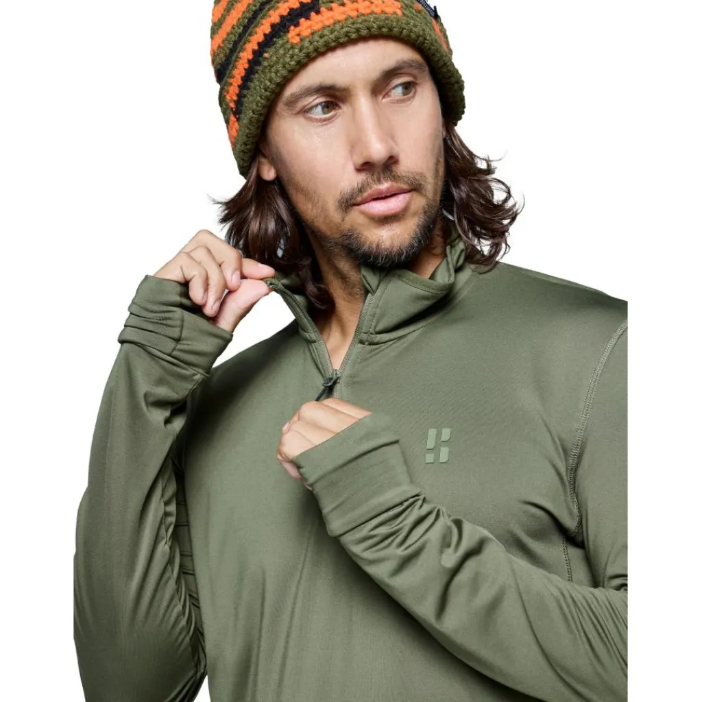 Poederbaas Four Seasons 2.0 skipully heren olive green< Skipullies|Wintersport
