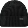Poederbaas Royal Rib muts black< Mutsen|Wintersport