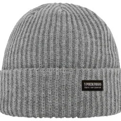 Mutsen|Wintersport-Poederbaas Royal Rib muts grey
