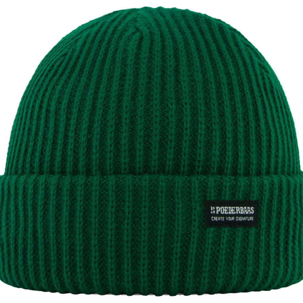 Mutsen|Wintersport-Poederbaas Royal Rib muts green