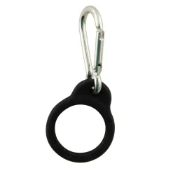 Point-Virgule karabijnhaak met houder voor drinkfles zwart< Drinkflessen