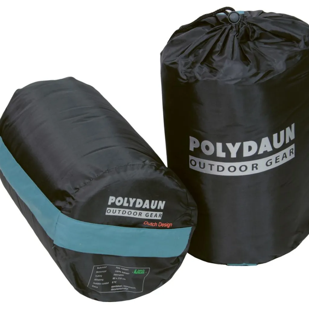 Polydaun Beach House slaapzak turquoise mint< Slaapzakken