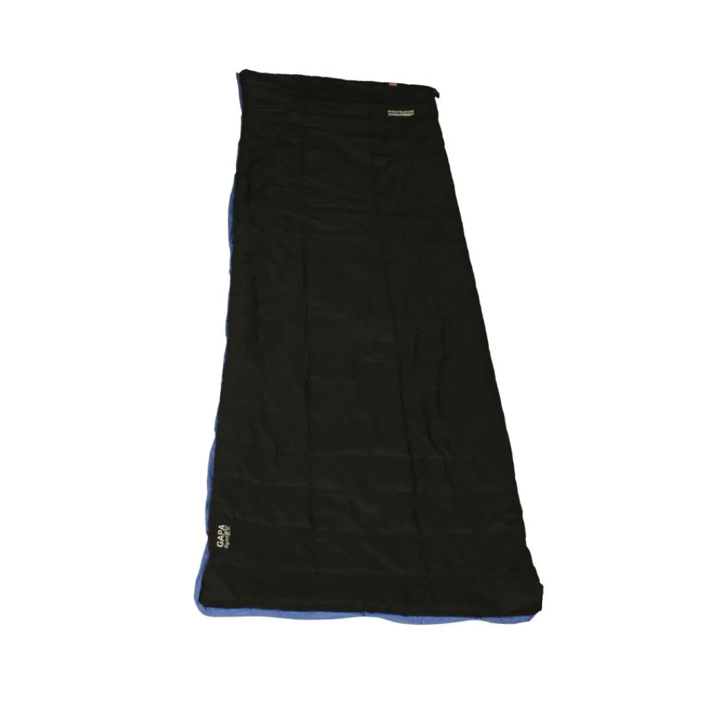 Polydaun Gapa slaapzak zwart grijs< Slaapzakken