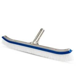 Poolquip Wand- en bodemborstel met aluminium rug< Zwembad Schoonmaak