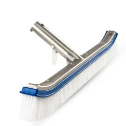 Poolquip Wand- en bodemborstel met aluminium rug< Zwembad Schoonmaak