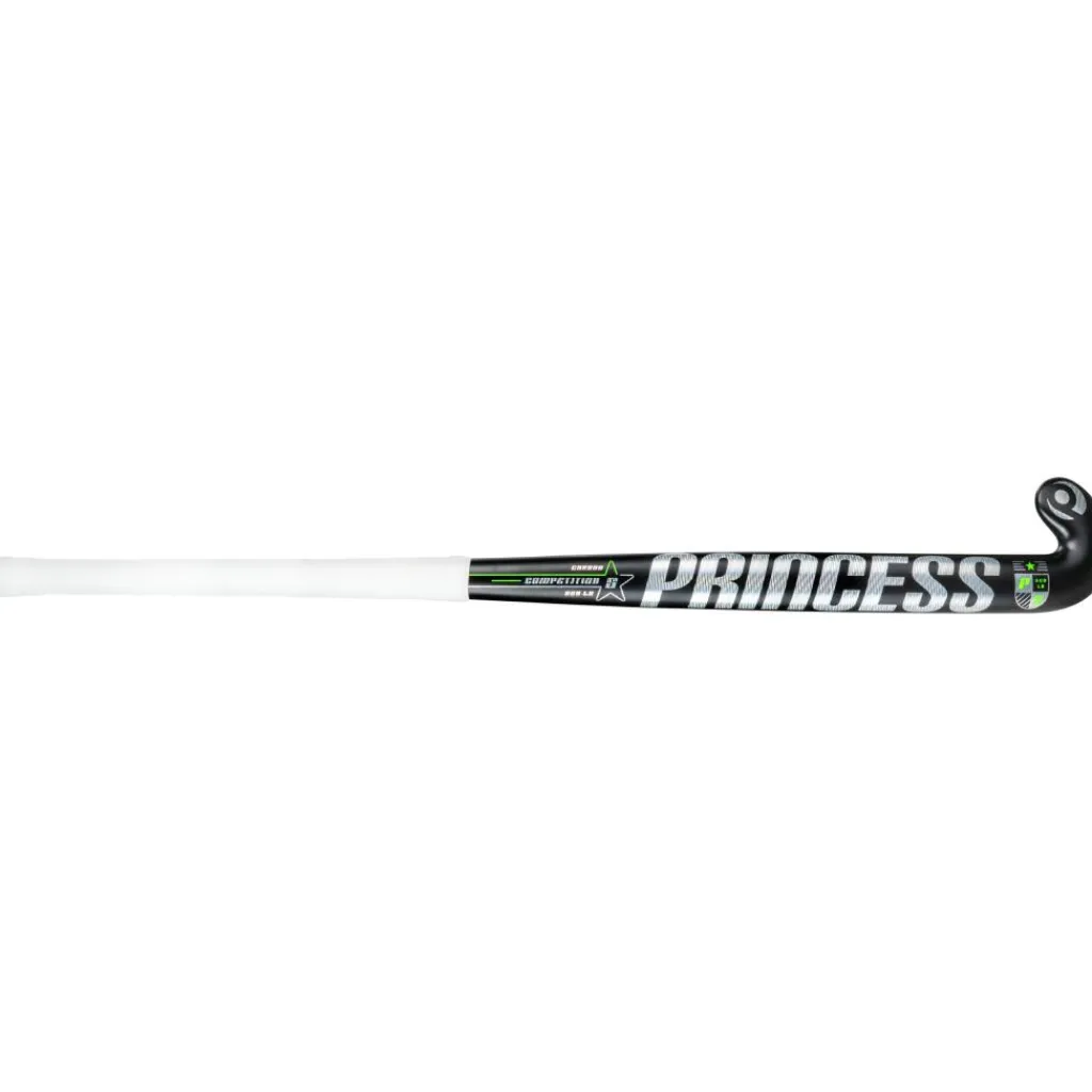 Princess Hockey Competition 5 STAR SG9 Low Bow hockeystick black green - 36,5 inch< Hockeystick