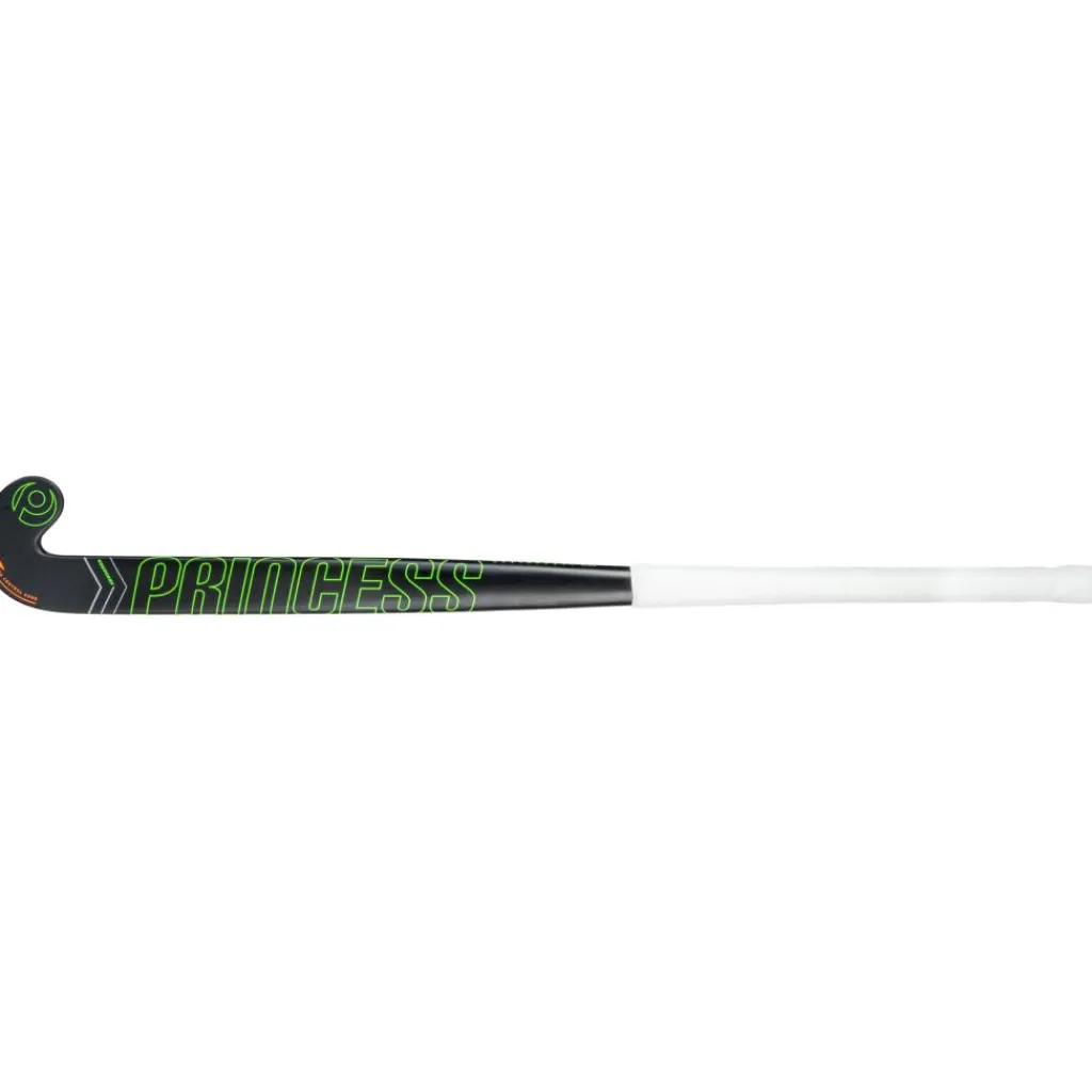 Princess Hockey Competition 5 STAR SG9 Low Bow hockeystick black green - 36,5 inch< Hockeystick