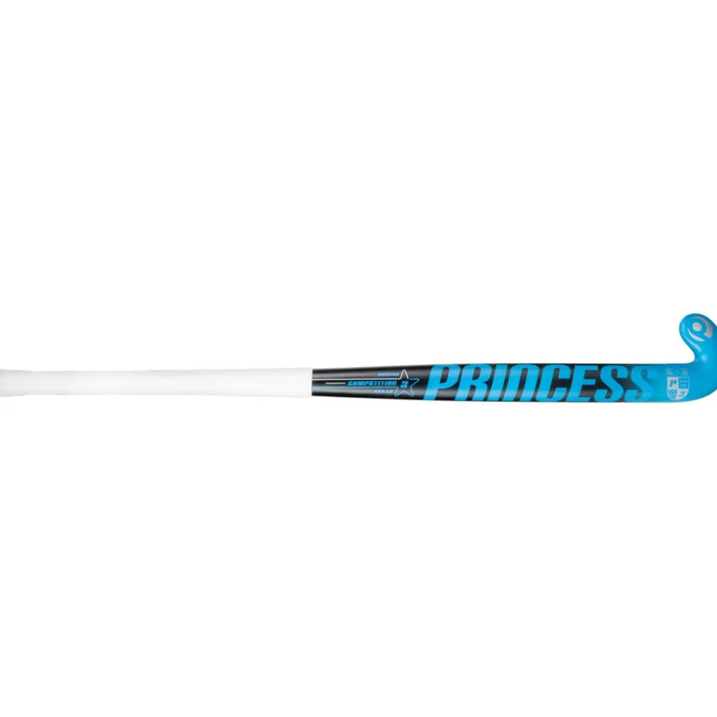 Princess Hockey Competition 3 STAR SG9 Low Bow hockeystick black blue - 36,5 inch< Hockeystick