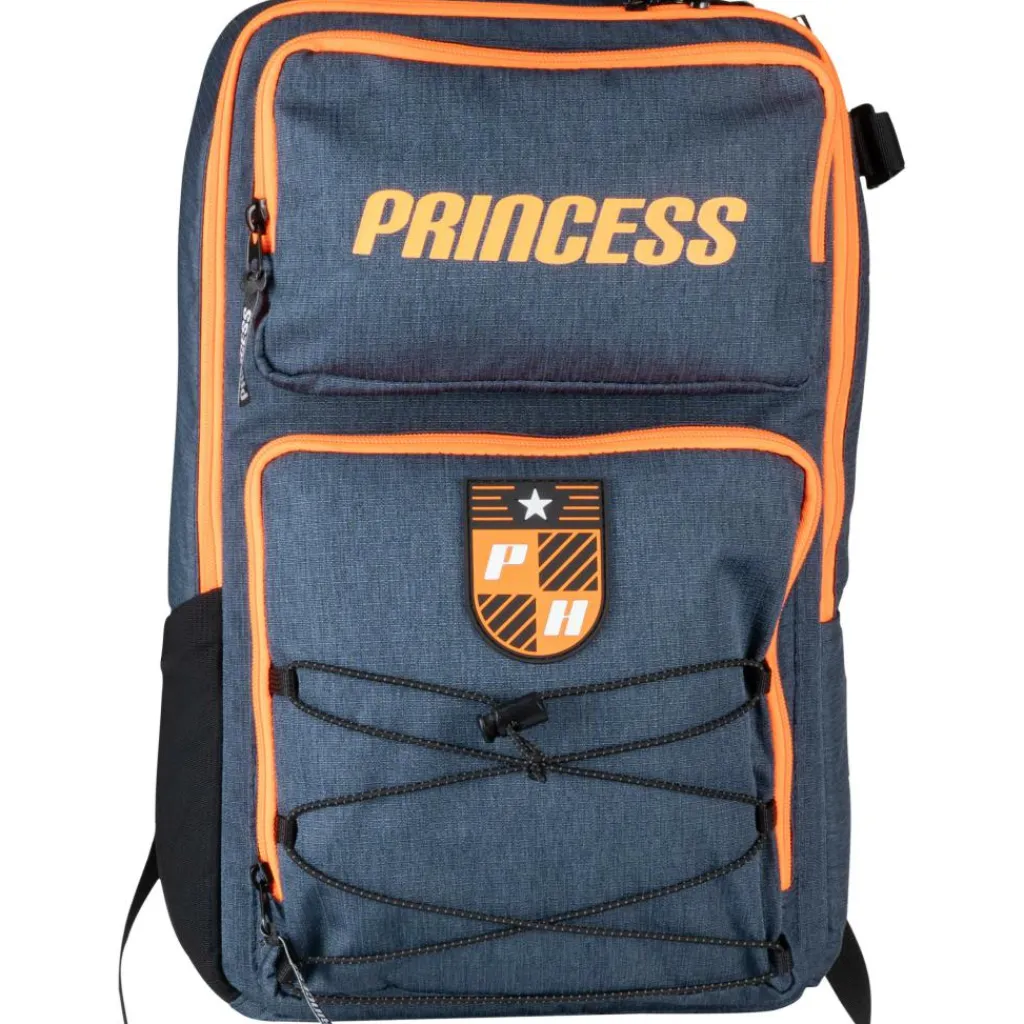 Princess Hockey Competition hockeytas navy orange< Hockeytas