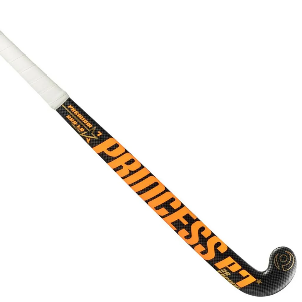 Princess Hockey Indoor Premium 7 Star SG9 low bow hockeystick black orange - 36,5 inch< Hockeystick
