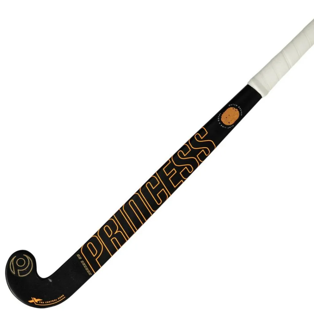 Princess Hockey Indoor Premium 7 Star SG9 low bow hockeystick black orange - 36,5 inch< Hockeystick