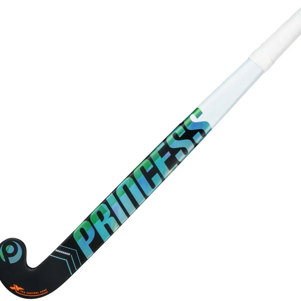 Princess Hockey No Excuse Rise P1 Mid Bow hockeystick green black - 36,5 inch< Hockeystick