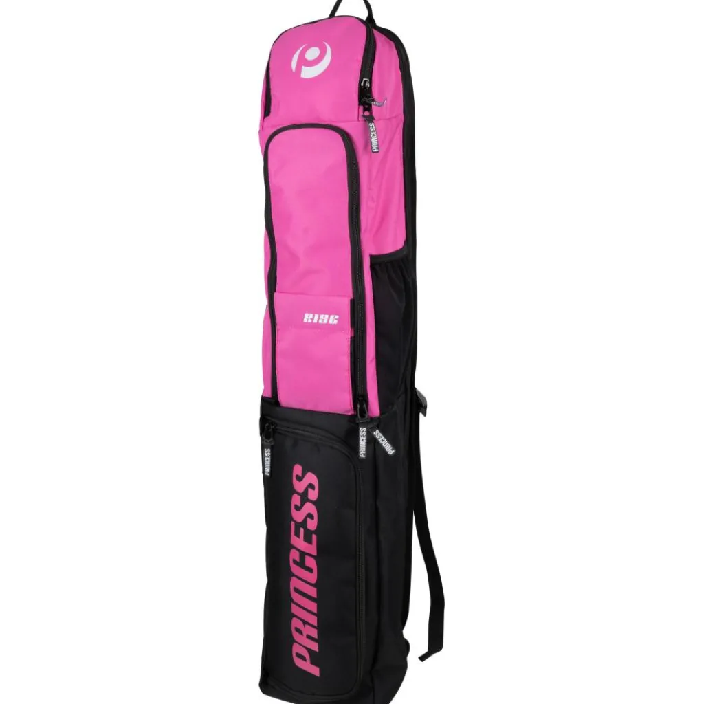 Princess Hockey No Excuse 3 sticks hockeytas black pink< Hockeytas