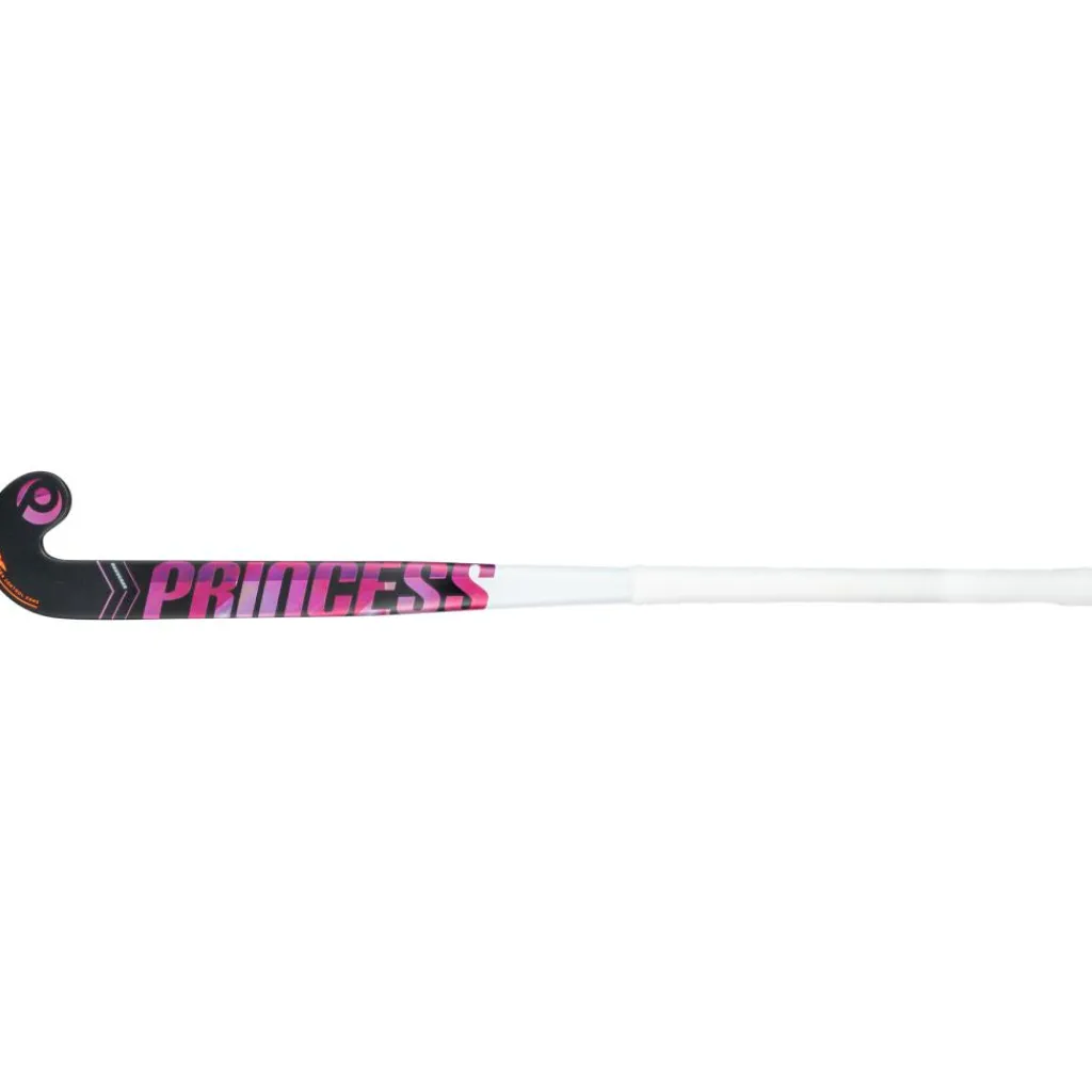 Hockeystick-Princess Hockey No Excuse Rise P1 Mid Bow hockeystick junior black pink