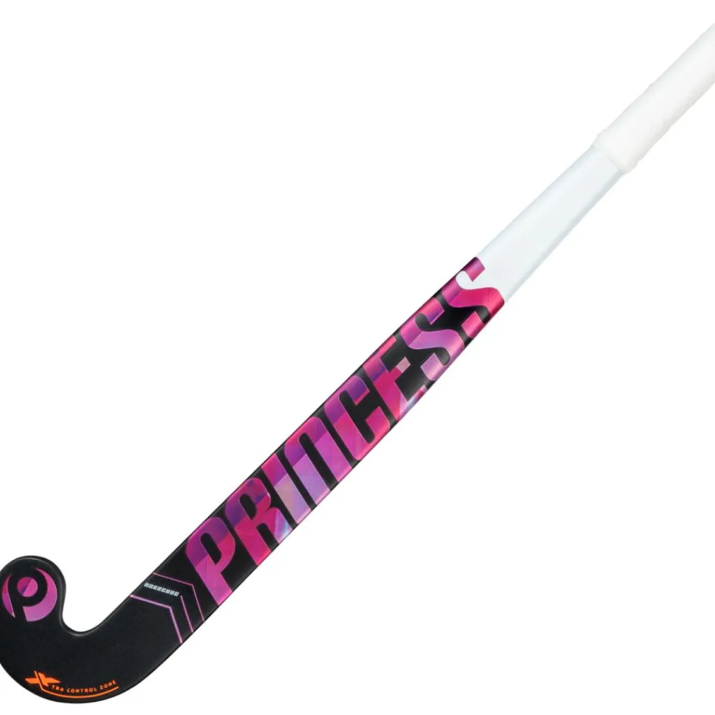 Hockeystick-Princess Hockey No Excuse Rise P1 Mid Bow hockeystick junior black pink
