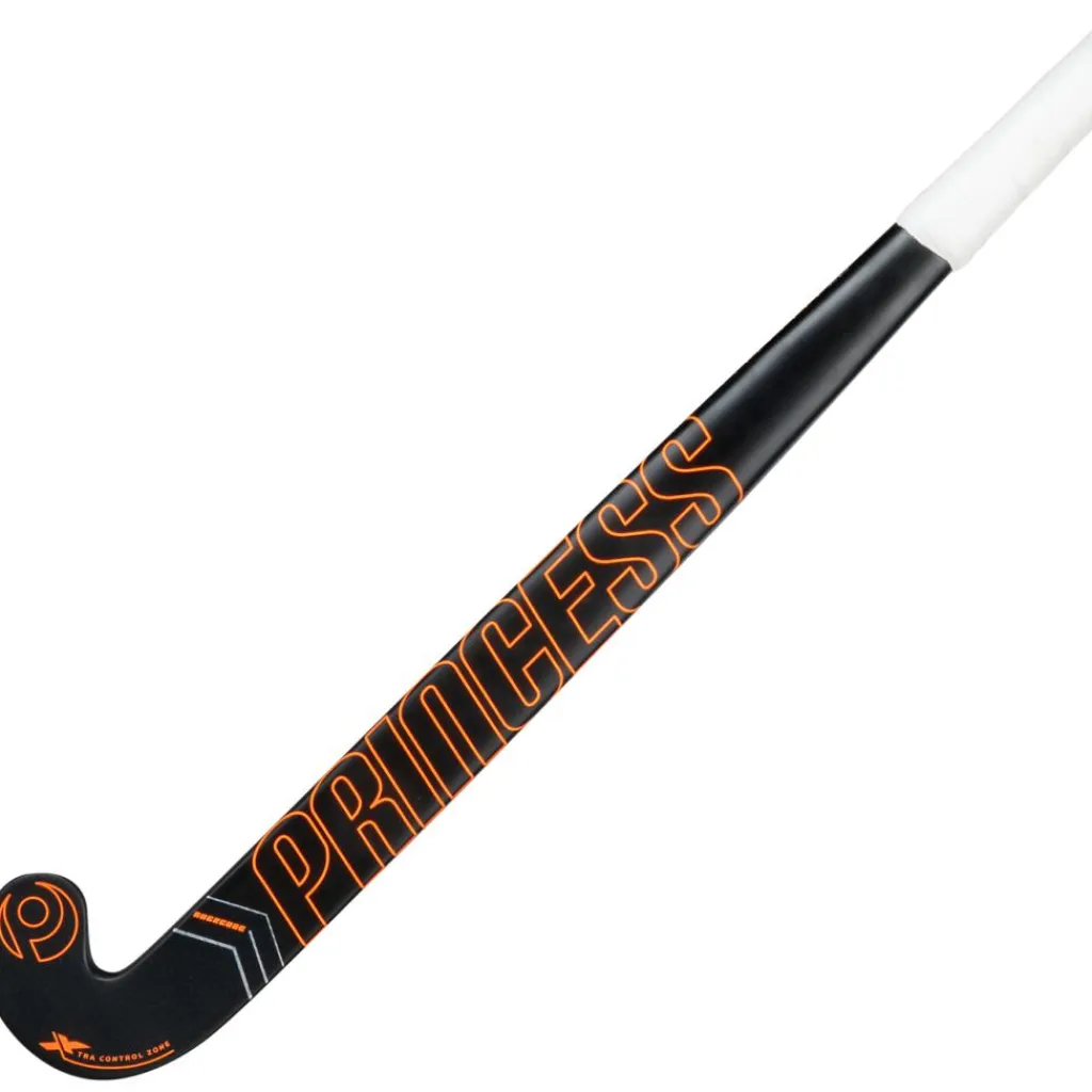 Princess Hockey Premium 6 STAR SG9 Low Bow hockeystick black orange< Hockeystick