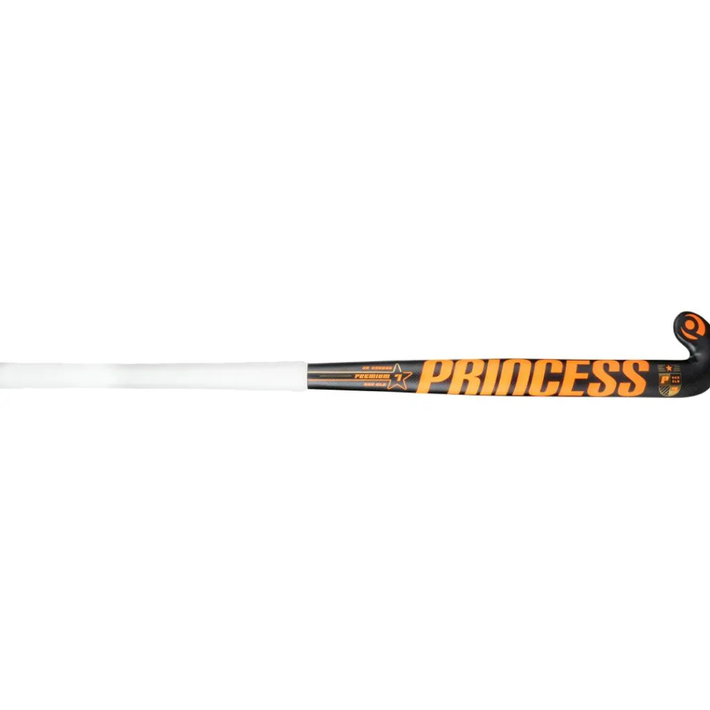 Princess Hockey Premium 7 STAR SGX Extreme Low Bow hockeystick black orange< Hockeystick