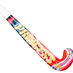 Hockeystick-Princess Hockey Woodcore hockeystick junior marble pink - 18 inch