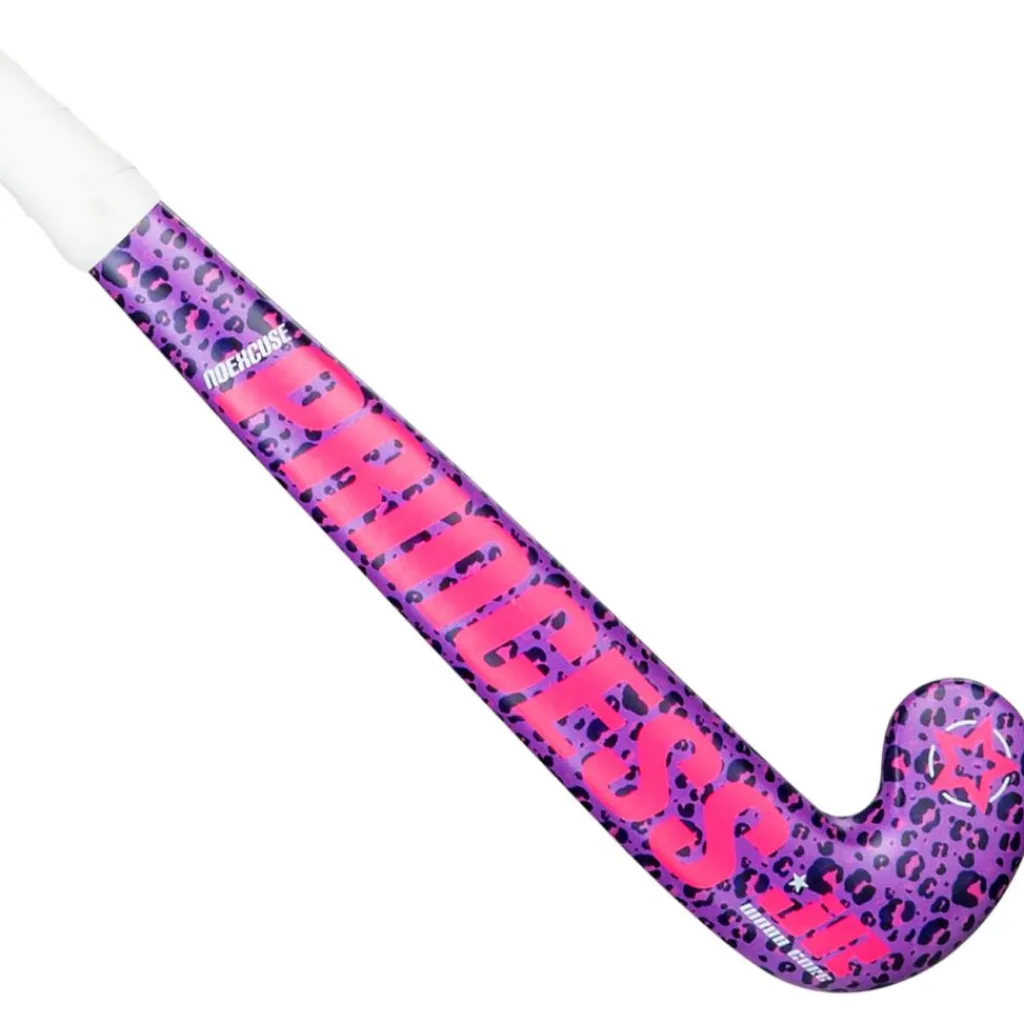 Hockeystick-Princess Hockey Woodcore hockeystick junior leo pu neon - 18 inch