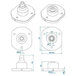 ProPlus afdichtrubber voor stekkerdoos< Camping Elektra