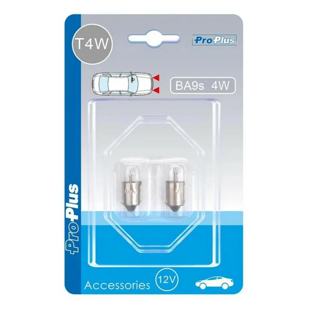 Verlichting Carrosserie-ProPlus BA9s 12V 4W halogeenlamp set van 2 stuks