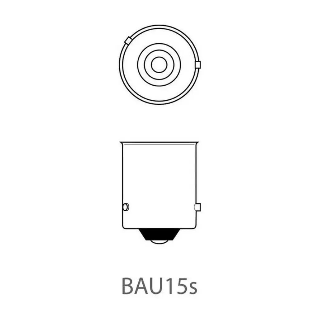 Verlichting Carrosserie-ProPlus BAU15s 12V 21W halogeenlamp oranje set van 2 stuks