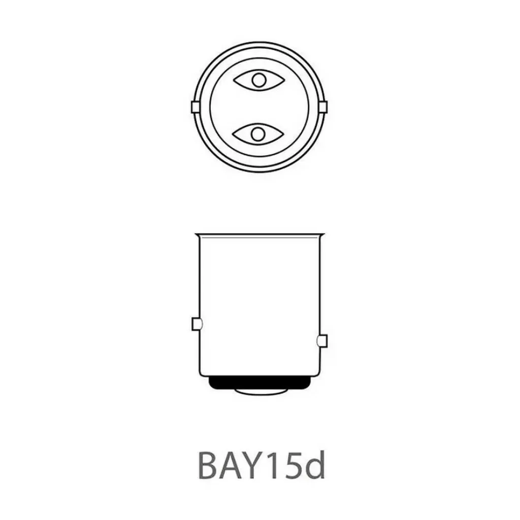 Verlichting Carrosserie-ProPlus BAY15d 12V 21-5W halogeenlamp set van 2 stuks